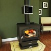 US Stove Company 6-Inch Miracle Heat Reclaimer Wood or Coal Stove Furnace, Black - 3 of 4