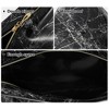 Unique Bargains PU Leather Waterproof Makeup Bag Cosmetic Case Makeup Bag for Women S Size - 3 of 4