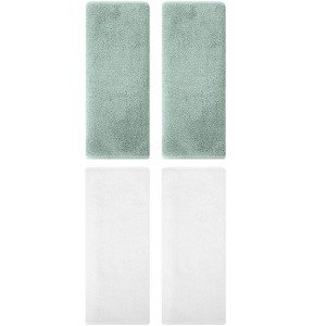 REGALWOVEN Solid Cotton Soft Absorbent Bath Hand Towels 4 Pack - 1 of 4