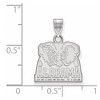 Black Bow Jewelry 14k White Gold Alabama Crimson Tide NCAA Small Pendant - 2 of 3