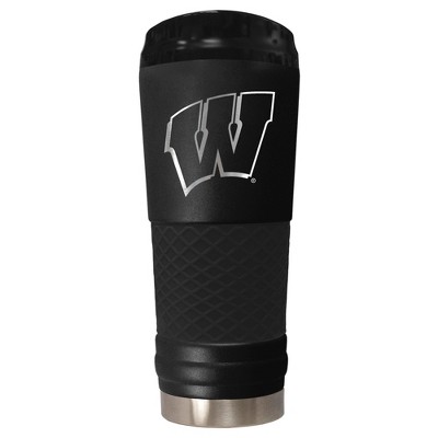 NCAA NC State Wolfpack 18oz Matte Black Stealth Stainless Tumbler