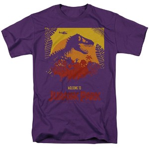 Jurassic Park Welcome To Jp Adult T-Shirt - 1 of 4