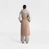 KBB by KAHLANA Women's 'The Sweatshirt Trench Coat' - Khaki/Heather Gray - 2 of 3
