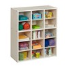 ECR4Kids Streamline 15 Cubby Tray Storage Cabinet, 5x3 - 4 of 4