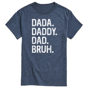 Men's - Instant Message - Dada Daddy Dad Bruh Short Sleeve Graphic T-Shirt - 1 of 4