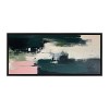 Kate & Laurel All Things Decor 18"x40" Sylvie Emerald Blush Framed Canvas by Amy Lighthall Black - 2 of 4