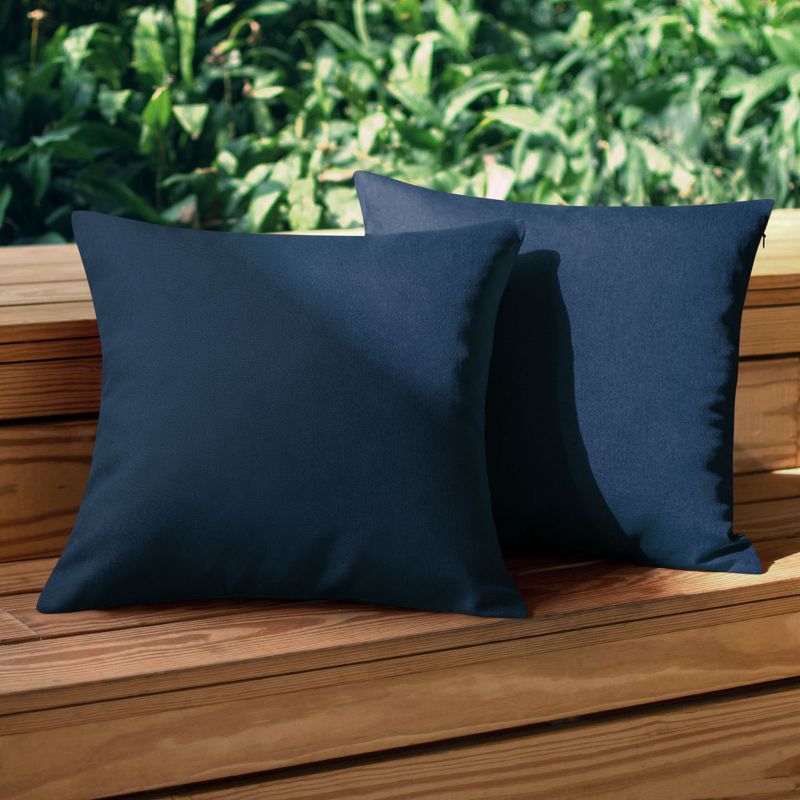 PiccoCasa Waterproof Decors Cushion Sofa Throw Pillow Covers 2 Pcs, 1 of 9