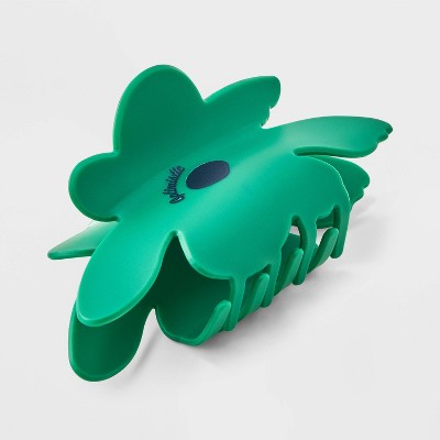 Acrylic Cutout Flower Claw Hair Clip - Universal Thread™ Green