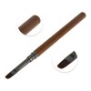 Unique Bargains Big Circle Nail Painting Brushes for Polish Painting Home DIY Brown 1 Pc - 3 of 4