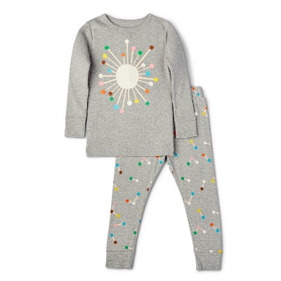 Toddler Molecule Print Top & Bottom Set -  Christian Robinson x Target Gray 12M
