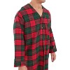 Alexander Del Rossa Men's Lightweight Flannel Sleep Shirt, Long Nightshirt Pajamas - 2 of 4