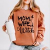 Simply Sage Market Mom Wife Witch Cursive Lightweight Garment Dyed Sweatshirt - 2 of 4