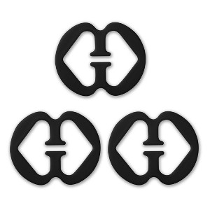 Allegra K Women's Bra Shoulder Strap Clips Buckles Bra Strap Anti-Slip Buckles Straps - 1 of 4