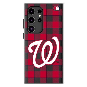 Keyscaper MLB National League Teams Plaid MagSafe Compatible Cell Phone Case for Samsung Galaxy - 1 of 4