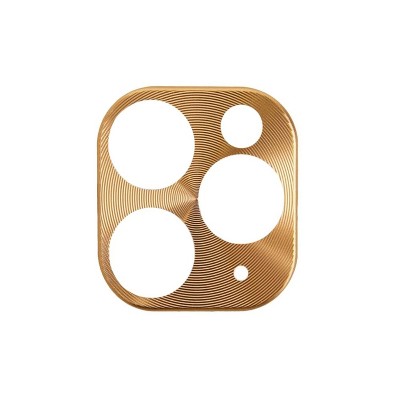 Insten Camera Lens Metal Cover Compatible With Apple iPhone 11 Pro Max/11 Pro, Gold by Eagle