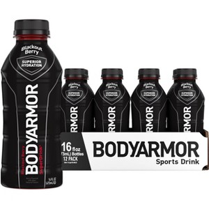 Bodyarmor Sports Drink, Blackout Berry - 16 Fl Oz (Pack of 12) - 1 of 4