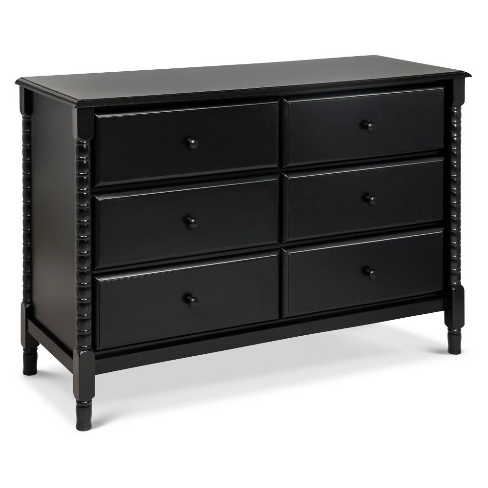 DaVinci Jenny Lind Spindle 6-Drawer Dresser - Black