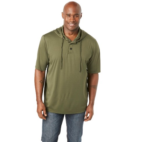 Boulder Creek By Kingsize Men's Big & Tall Thermal Pocket Longer-length  Henley- 7xl, Red : Target