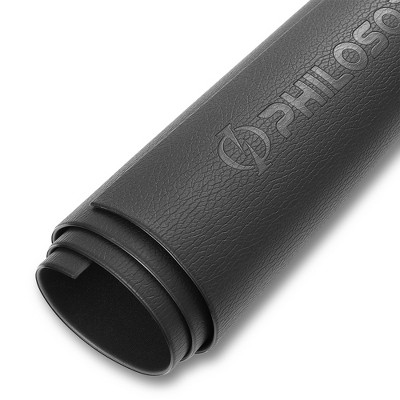 High-Density Black PVC Exercise Equipment Mat, 36" x 84"