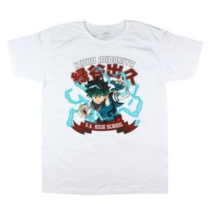 Seven Times Six My Hero Academia T-Shirt Men's Izuku Midoriya UA High School Tee - 1 of 4
