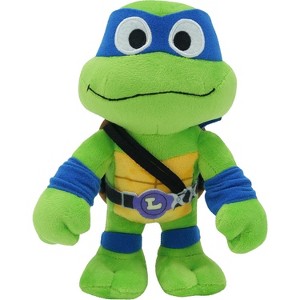 Mattel Teenage Mutant Ninja Turtles: Mutant Mayhem Leonardo, Michelangelo, Donatello & Raphael Soft Plush Toy, 8 Inch - Collect Them All!!! - 1 of 4