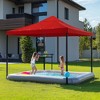 Yescom 10x10Ft Gazebo Top Replacement for beach cabanas for 1 Tier Outdoor Canopy Cover Patio Garden Yard Party Red - 2 of 4