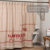 Sawyer Mill Red Farmhouse Living Shower Curtain 72x72  VHC Brands - 2 of 4