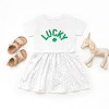 The Juniper Shop Lucky Arched Distressed Toddler Graphic Dress - 2 of 3