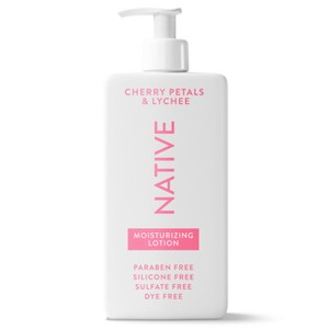 Native Body Lotion Pump - Cherry Petals + Lychee - 16.5 fl oz