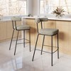 Zuo Kede Barstool Green Tweed - 2 of 4