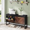 Tribesigns 39.37" Shoe Storage Bench - 3 of 4