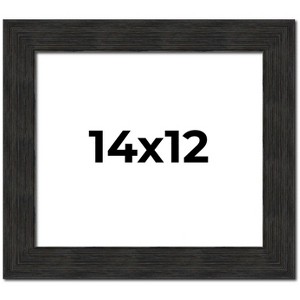 PosterPalooza | Contemporary Black Picture Frame - UV Acrylic, Backing Board, Hanging Hardware Included - 1 of 4