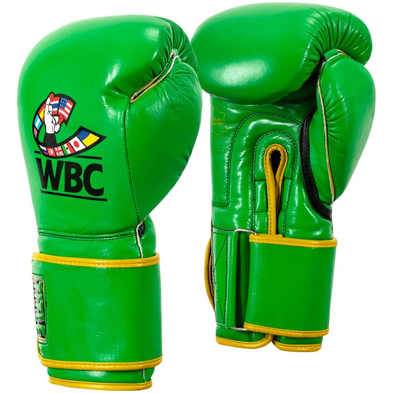 Title Boxing WBC Hook and Loop Bag Gloves - Green/Black, 2 of 7