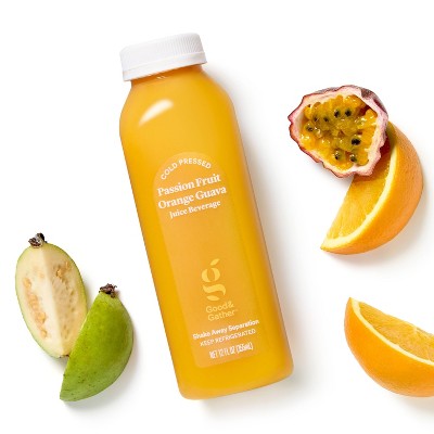Cold Pressed Passion Orange Guava Juice Beverage  - 12 fl oz - Good & Gather™