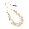 SOHI Women's Pearl White The Mehmooni Multi-Layer Necklace - 2 of 4