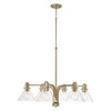 Capital Lighting Greer 6 - Light Chandelier in  Aged Brass - 3 of 4