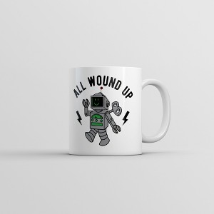 Crazy Dog T-Shirts All Wound Up Mug Funny Sarcastic Toy Graphic Novelty Coffee Cup-11oz - 1 of 4