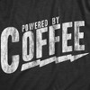 Mens Powered By Coffee T Shirt Funny Sarcastic Cool Saying Vintage Graphic Tee - Crazy Dog Men's T Shirt - 2 of 4