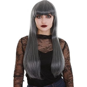 Franco Ghostly Grey Adult Womens Costume Wig - 1 of 4