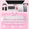 YUNZII C68 Panda Mechanical Gaming Keyboard, 68 Keys Cute Keyboard with PBT Keycaps, RGB Backlit, Hot Swappable Creamy Keyboard - 2 of 4