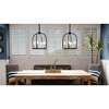 Urban Ambiance Luxury Colonial Pendant Light,  17.25"H x 15"W,  Midnight Black Finish, UHP3061 - 2 of 4