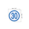 Unique Bargains Iron-on Washable Embroidered DIY Number Applique Patch 50 Pcs - 2 of 4