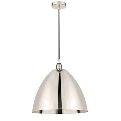 Edison Dome - 1 Light Cord Hung Mini Pendant In Industrial Style-18.75 Inches Tall and 16 Inches Wide