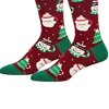 Socksmith 20.0 Inch A Cup Of Holiday Cheer Christmas Socks (1 Pair) , Santa Claus, Snowman, Tree (1PC) - 3 of 3