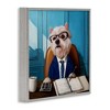 Stupell Industries Office Worker Terrier Dog Framed Giclee Art - 2 of 4