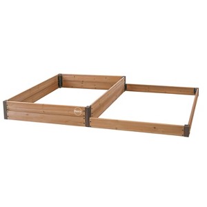 Miracle-Gro 4'x8' Wooden Tiered Raised Garden Bed - 1 of 4