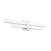 Zane 25" LED Vanity Light - Dimmable, Aluminum, Chic Geometric Design, Damp Rated - 2 of 4