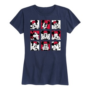 Women's - Disney - Minnie Grid Short Sleeve Graphic T-Shirt - 1 of 4