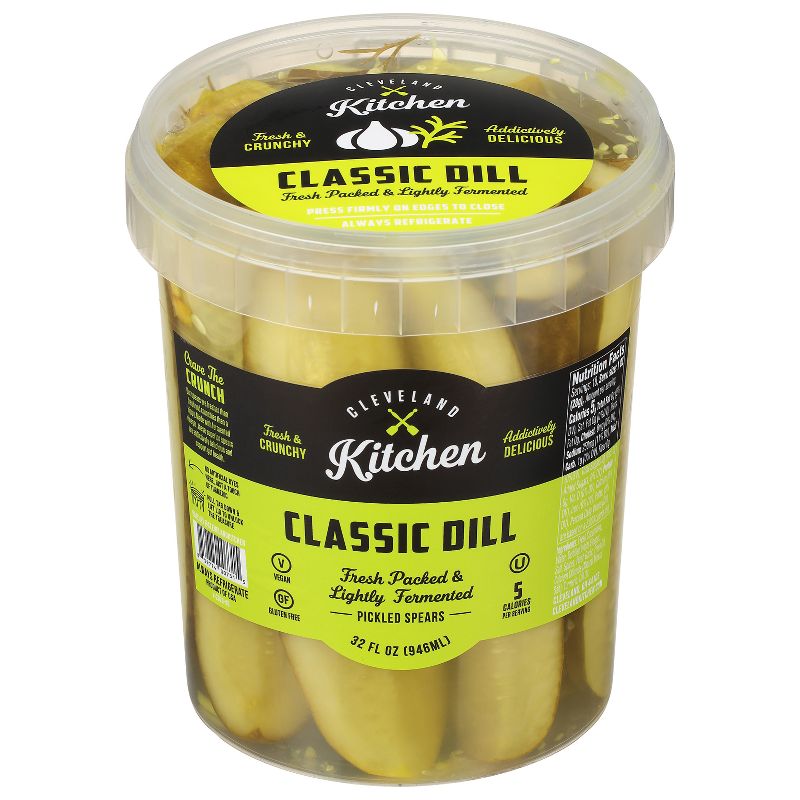 Cleveland Kitchen Classic Dill Pickle Spears - 32oz, 3 of 5