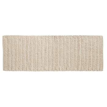 Mdesign Soft 100% Cotton X-long Accent Rug Mat/runner, Ribbed, 60